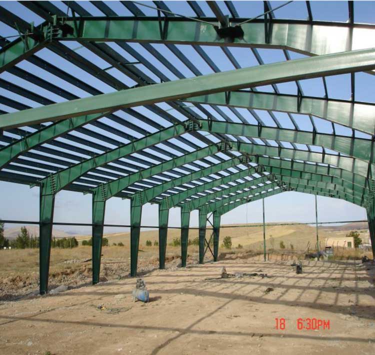 سوله های انبار مس سونگون - شرکت فنی مهندسی طرح آفرین محور